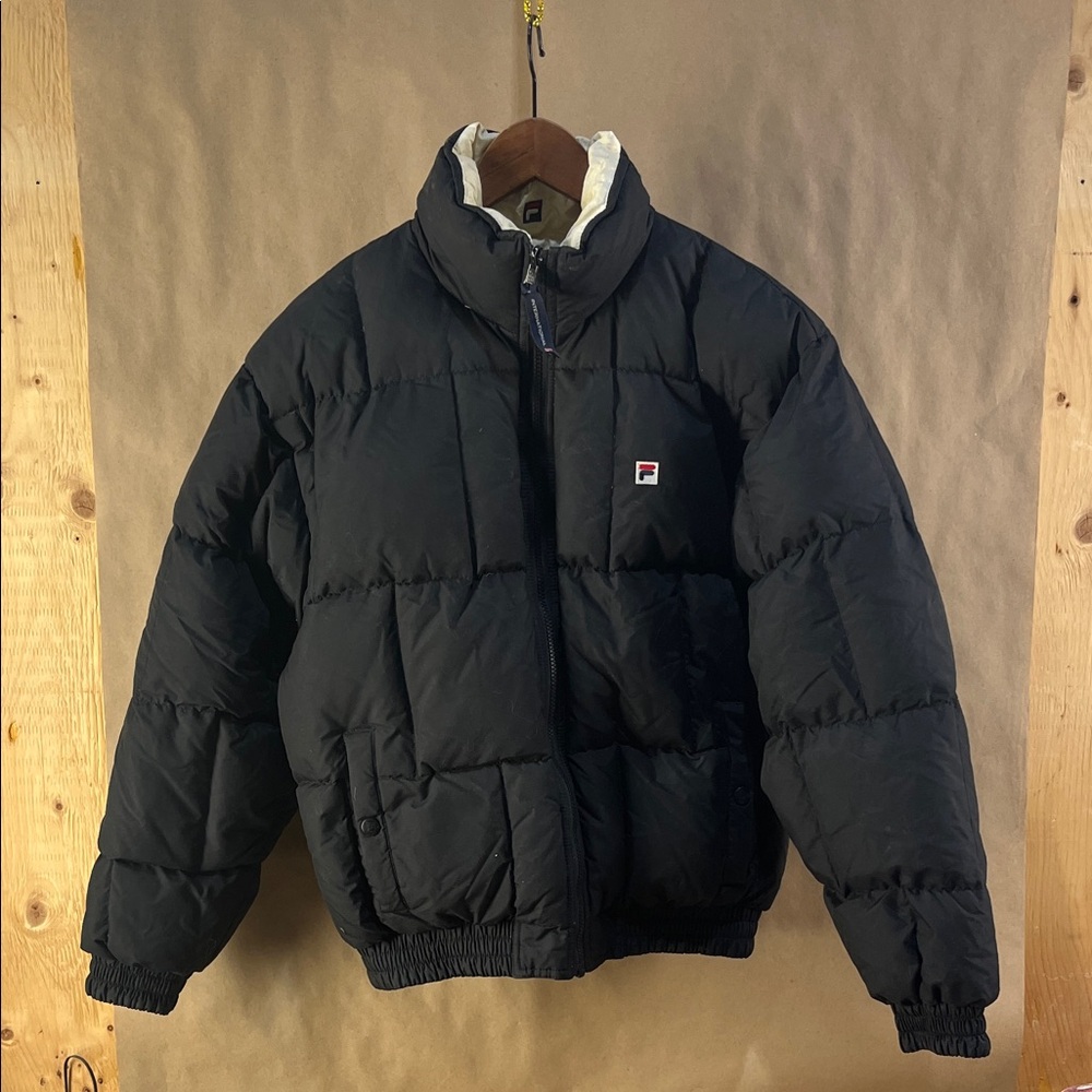Vintage Fila Reversible Puffer Jacket (Size S)